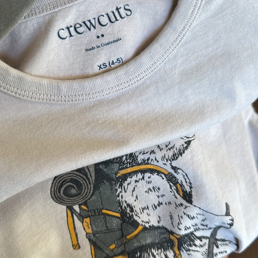 Crewcuts - Boys’ Hiking Bear Long Sleeve Graphic Tee - Size: XS (4-5) - Picture 10 of 10